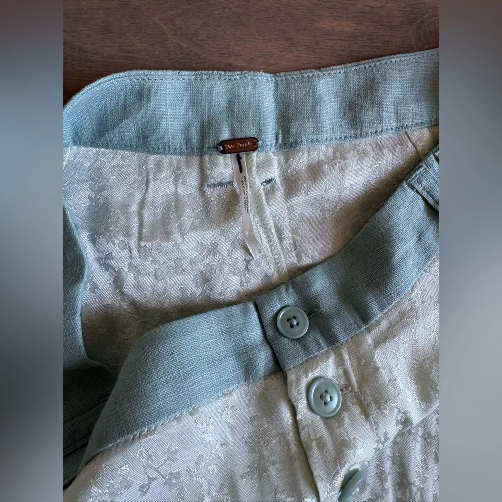 NWOT Free People Claudia Tap Shorts-Waterlily Combo
